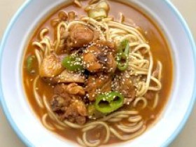 辣子鸡浇头面/辣子鸡拌面,源头直供商用成品酱,开袋即用,无需二次调味