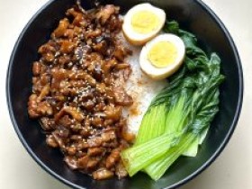 台湾卤肉饭商用制作方法,操作简单,适合大学食堂、外卖堂食