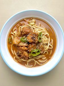 辣子鸡浇头面/辣子鸡拌面，源头直供商用成品酱，开袋即用，无需二次调味