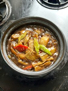 黄焖茄子商用制作方法，操作简单，出餐快，口味稳定